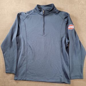 Nike Golf Vintage Mock‎ Neck 1/4 Zip Pull Over Performance PENN Logo Mens Medium